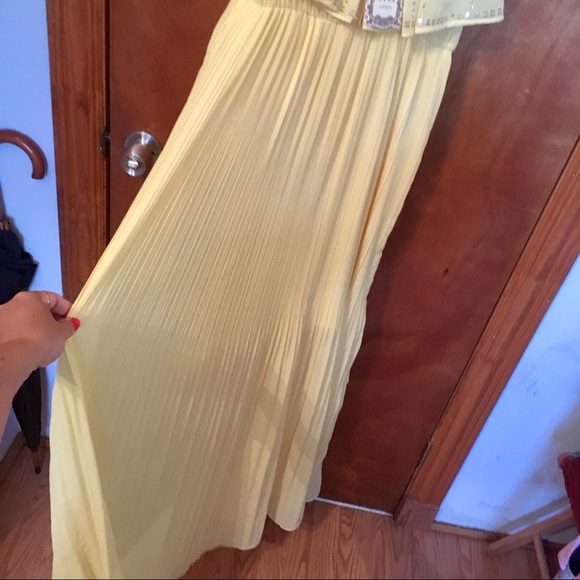 NWT✨CI CI London✨yellow maxi dress - Picture 5 of 7